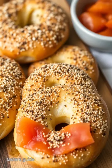 Everything Bagel with Lox Recipe presentation