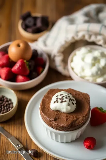 Quick & Decadent Chocolate Tiramisu ingredients