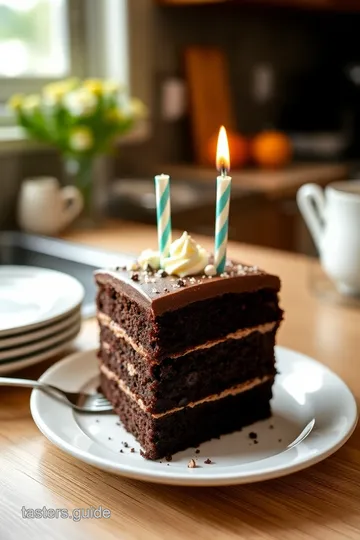 Manly Chocolate Layer Cake with Customizable Themes steps