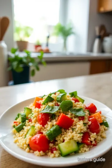 Pinky Plant Delight: A Whimsical Herb-Infused Couscous Salad steps