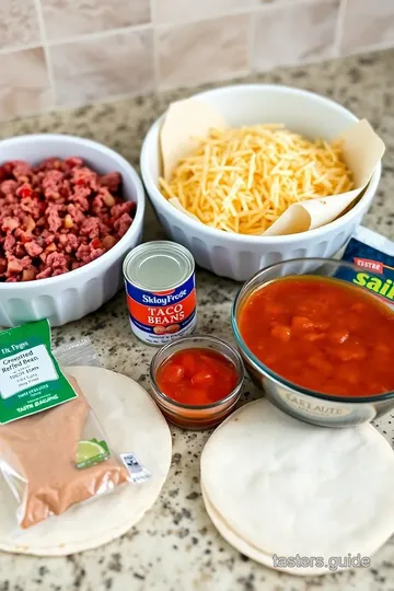 Speedy Beef & Bean Burritos ingredients