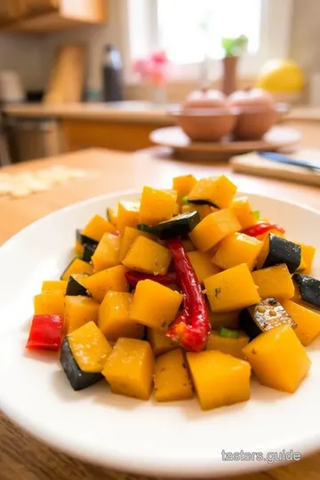 Vegan Kabocha Squash Stir-Fry with Garlic and Ginger steps