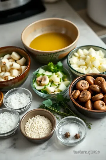 Sautéed Langostinos with Creamy Mushroom Sauce ingredients