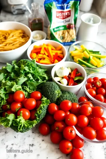 Easy Chef s Pasta Primavera ingredients