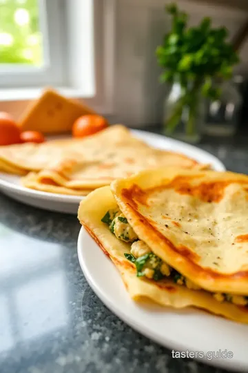 Savory Herb and Cheese Crepes Filled with Spinach and Ricotta steps