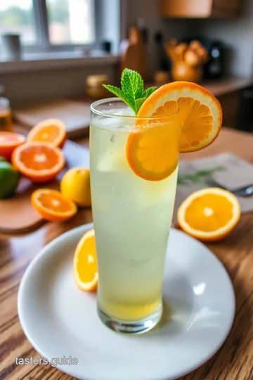 Sparkling Citrus Mocktail Fizz steps