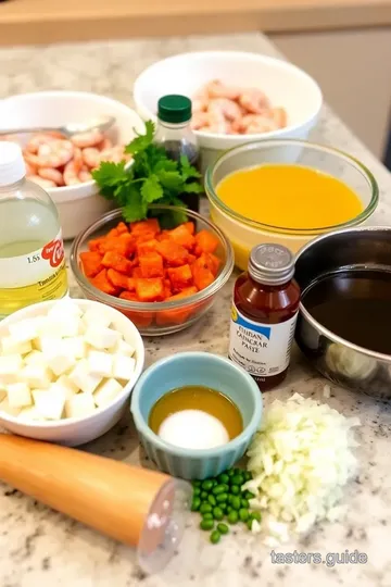 Spicy Indian Jumbo Shrimp Vindaloo ingredients