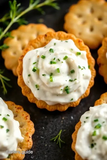 Soft Cheese and Herb Crackers for Braces presentation