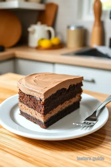 The Best Mocha Mousse Cake steps