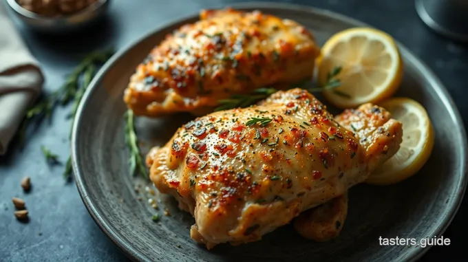 Crispy Herb-Roasted Chicken Thighs