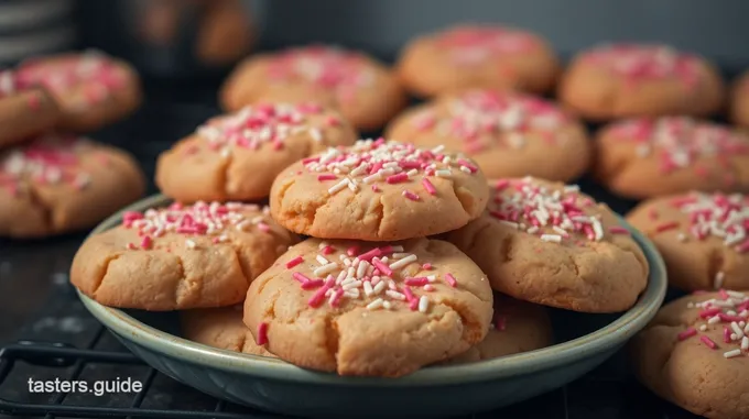 Delightful Pink Sprinkle Sugar Cookies