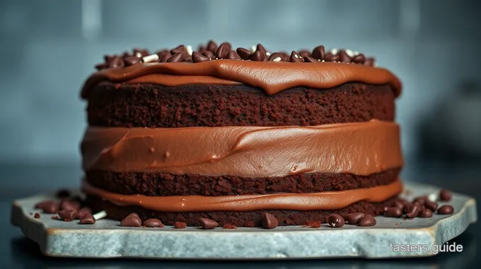 Manly Chocolate Layer Cake with Customizable Themes