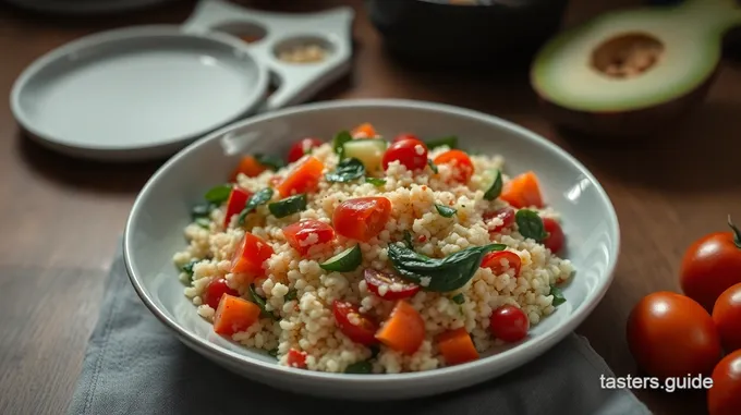 Pinky Plant Delight: A Whimsical Herb-Infused Couscous Salad