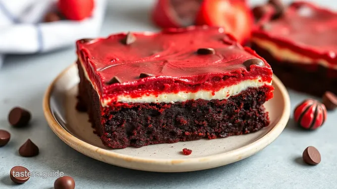 Red Velvet Chocolate Cheesecake Brownies